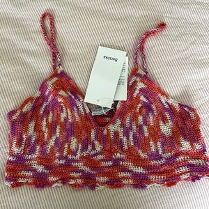 Bershka crochet crop top